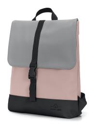 Johnny Urban Mochila 'Ruby'  cinzento / cor-de-rosa / preto