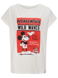 Recovered Camisa 'Mickey Mouse Wild Waves'  ecru / vermelho / preto