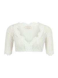 Krüger Madl Blusa tradicional 'Cassandra'  bege