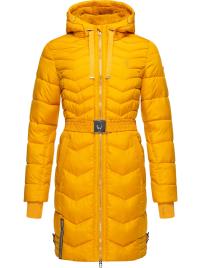 NAVAHOO Sobretudo de inverno 'Alpenveilchen'  amarelo dourado