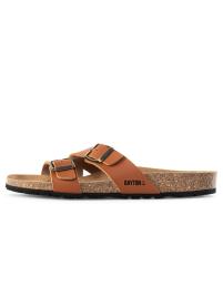 Bayton Sapato aberto 'Cleo'  castanho / conhaque / preto