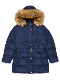 Threadgirls Casaco de inverno 'Joni'  navy / castanho