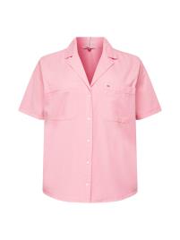 Tommy Jeans Curve Blusa  navy / rosa claro / vermelho / branco