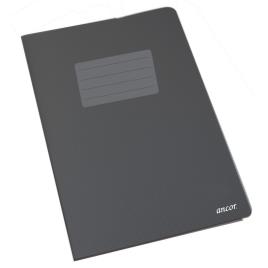 Caderno Classic, A4, 48 Folhas, Quadriculado, Capa Polipropileno, Preto