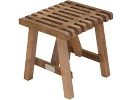 Banco de Jardim CARMO WOOD Brunch (Castanho - Madeira - 48x41x45 cm)