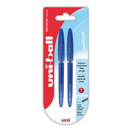uni-ball Esferográfica de Tinta de Gel Signo, Ponta Média de 0,7 mm, Corpo de Plástico Azul, Tinta Azul