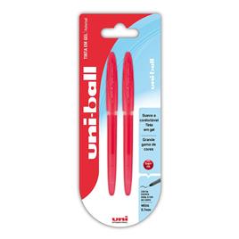 uni-ball Esferográfica Gel, Ponta Média, 0,7 mm, Vermelho