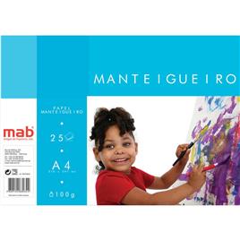 MAB Bloco Papel Manteigueiro A4, 100  g/m², 25 Folhas