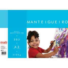 Bloco Papel Manteigueiro A3, 100  g/m², 25 Folhas