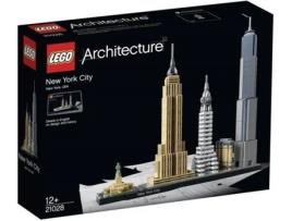 LEGO Architecture: Cidade de Nova York, EUA - 21028 (Idade mínima: 12 - 598 Peças)