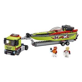 Playset City Race Boat Transporter Lego 60254