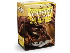 Conjunto de 100 Capas para Cartas DRAGON SHIELD Umber Matte
