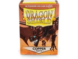 Conjunto de 100 Capas para Cartas DRAGON SHIELD Cobre