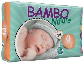 Fraldas BAMBO NATURE (T0 - 1-3 kg - 24 un)