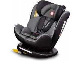 Cadeira Auto LIONELO Bastiaan 360º Isofix (Grupo 0+/1/2/3 - Cinzento)