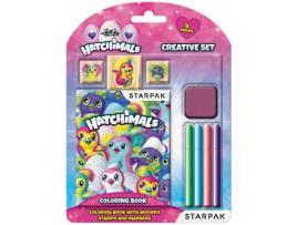 Livro para Colorir HATCHIMALS (9 peças)