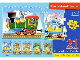 Puzzle CASTORLAND Train (21 Peças)