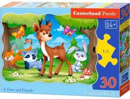 Puzzle CASTORLAND A Deer and Friends (30 Peças)