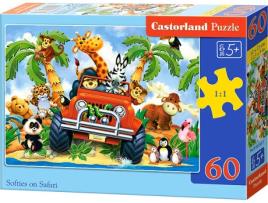 Puzzle  Softies on Safari (60 Peças)