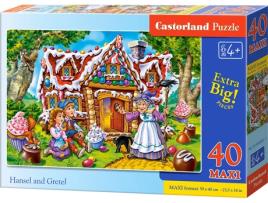 Puzzle CASTORLAND Hansel and Gretel (40 Peças)