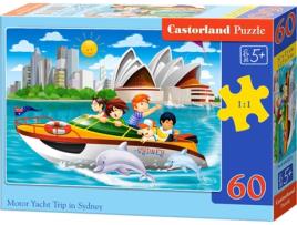 Puzzle CASTORLAND Motor Yacht Trip in Sydney (60 Peças)