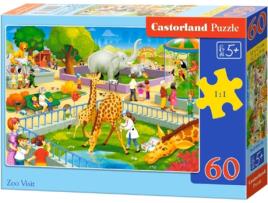 Puzzle CASTORLAND Zoo Visit (60 Peças)