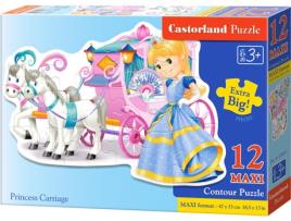 Puzzle CASTORLAND Princess Carriage (12 Peças)