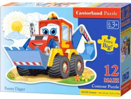 Puzzle CASTORLAND Funny Digger (12 Peças)