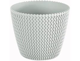 Vaso PROSPERPLAST PLASTIKEN Sploty Branco (295 mm)