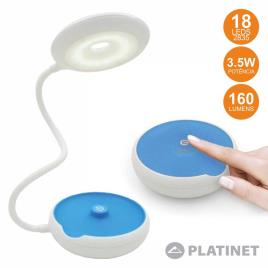 CANDEEIRO DECORATIVO FLEXÍVEL USB 3.5W 160LM PLATINET