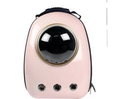 Transportadora para Cães  Portátil (Rosa - 12.6x11.5x16.5cm - Até: 7 Kg - S - Porte Pequeno)