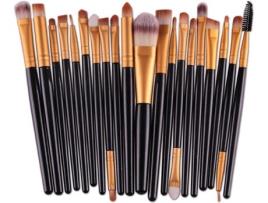 Pincel para Maquilhagem MAANGE 14 Madeira (20 Peças)