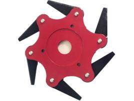 Lâmina para Corta-Relvas GEEPRO SKUA60392 6 Pcs (Vermelho e Preto - 11 cm) 