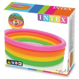 Intex Piscina De Anéis Sunset 4 617 Liters Multicolor