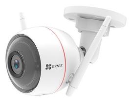 Câmera Vigilância Exterior IP Wi-Fi HUSKY AIR 1B2WFR 1080p (Branco) - EZVIZ  