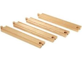 Peça para Pista Ferroviária BRIO 33341 (Castanho - 23.5x1.2cm - Idade Mínima: 3)