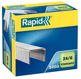 Rapid - Caixa de Agrafos Standard 24/6 x5000