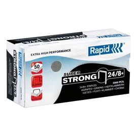 Rapid Agrafos Super Strong, 24/8, 50 Folhas, Caixa 5 000