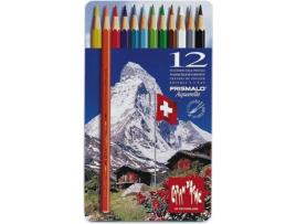 Lápis de Cor CARAN D'ACHE Prismalo (Conjunto 12 Unidades)
