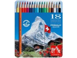 Lápis de Cor CARAN D'ACHE Prismalo (Conjunto 18 Unidades)