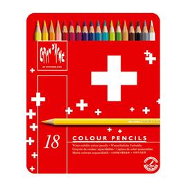 Caran D'Ache Lápis de Cor Swisscolor, Corpo Hexagonal, Minas de Várias Cores