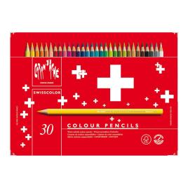 Caran D'Ache Lápis de Cor Swisscolor®, Corpo Hexagonal, Minas de Várias Cores
