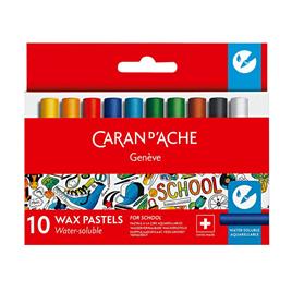 Caran D'Ache Lápis de Cera School, 10 Cores
