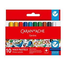 Caran D'Ache Lápis de Cera School, 10 Cores