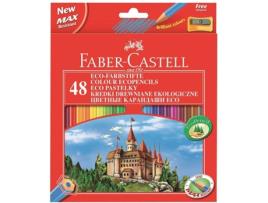 Lápis de Cor FABER-CASTELL Ecolápis (Conjunto 48 Unidades)