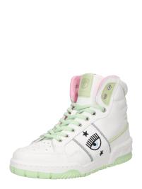 Chiara Ferragni Sapatilhas altas  azul claro / verde claro / preto / branco