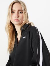 DKNY Performance Pullover desportivo  preto / branco