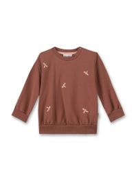 Sanetta Pure Sweatshirt  castanho ferrugento / lavanda / cor-de-rosa