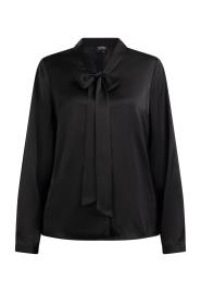 usha BLACK LABEL Blusa  preto / branco