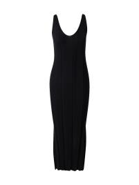 Karo Kauer Vestido de malha  preto
